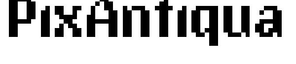 PixAntiqua字体