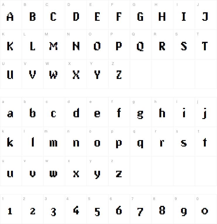 PixAntiqua字体