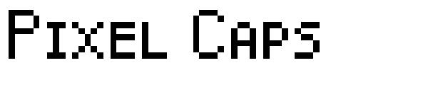 Pixel Caps字体