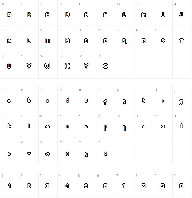 PixelDart字体