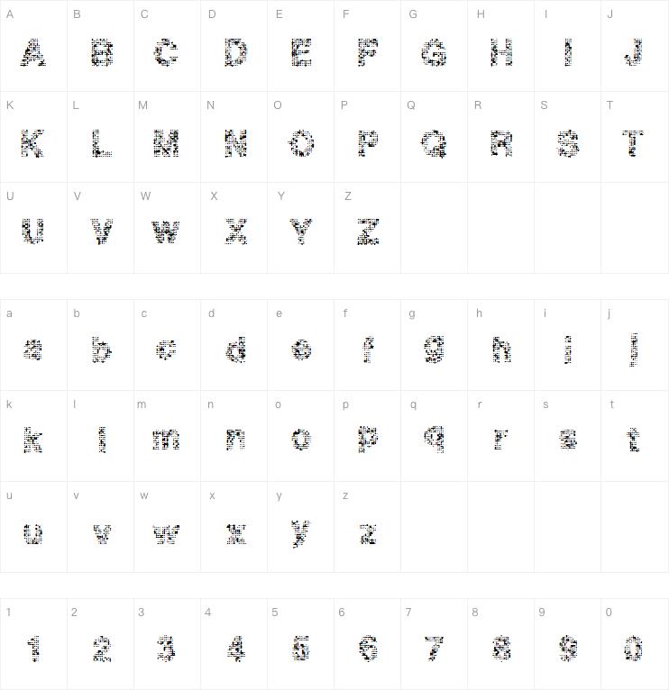 PixelDrip字体