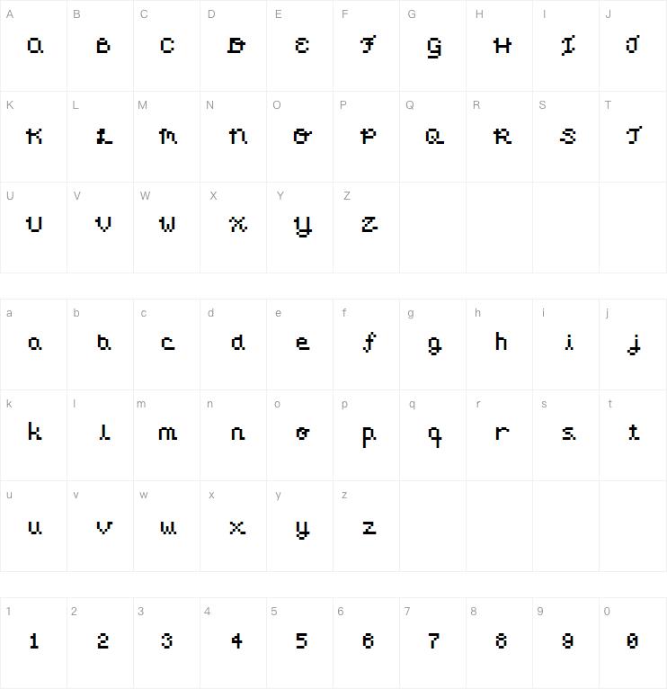 pixel-love字体