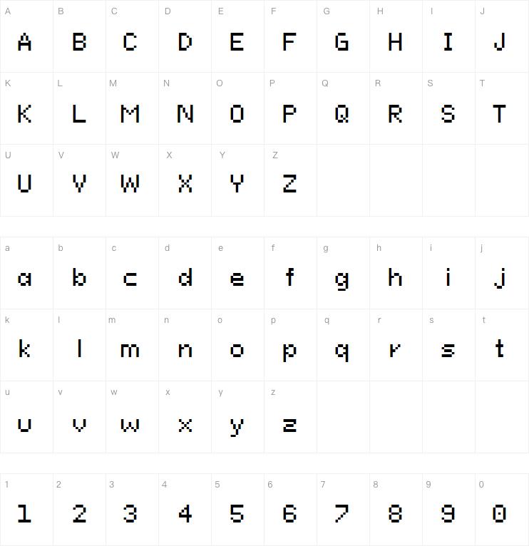 Pixeloid字体