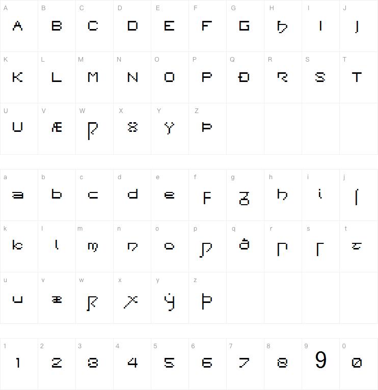 PixelOldEnglish字体