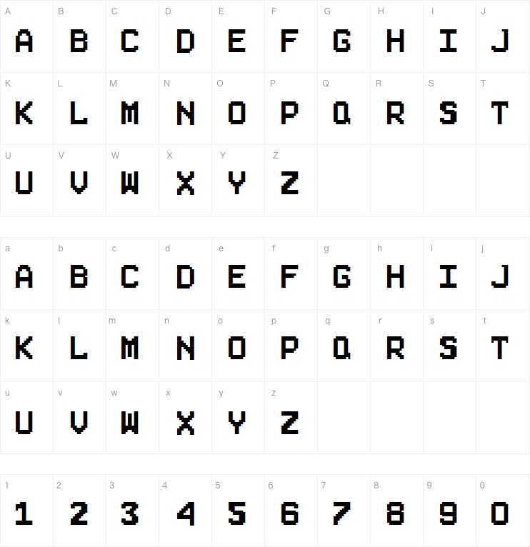Pixelony字体