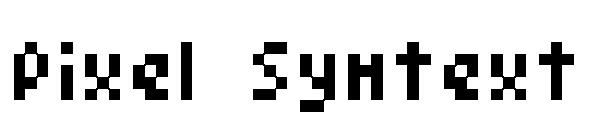 Pixel Symtext字体
