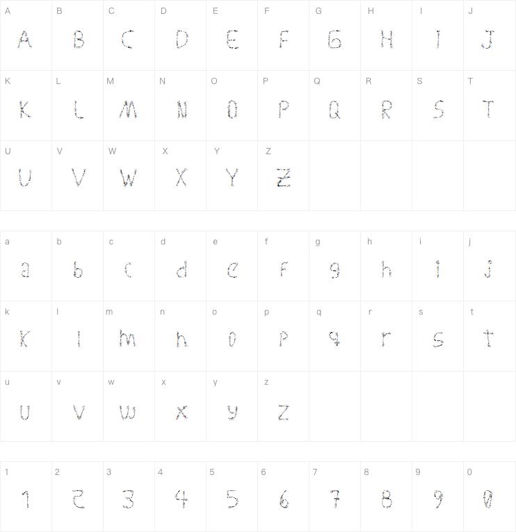 Pizcas字体