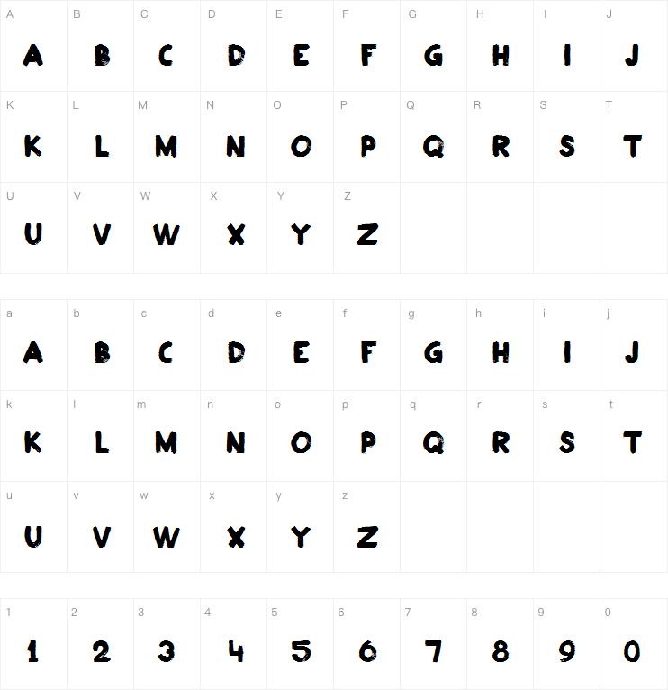 Plakkaat字体