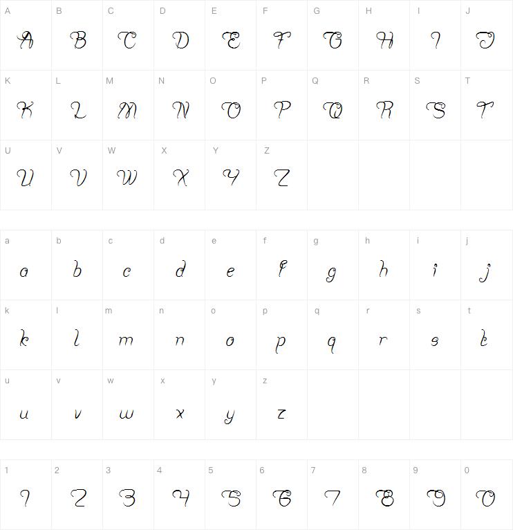 Planting and Seeding字体