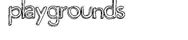 Playgrounds字体