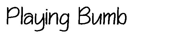 Playing Bumb字体