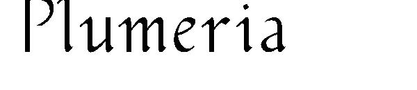 Plumeria字体