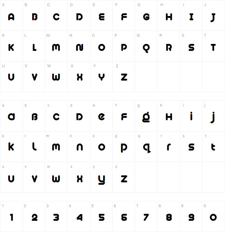 Plush字体