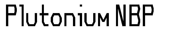 Plutonium NBP字体