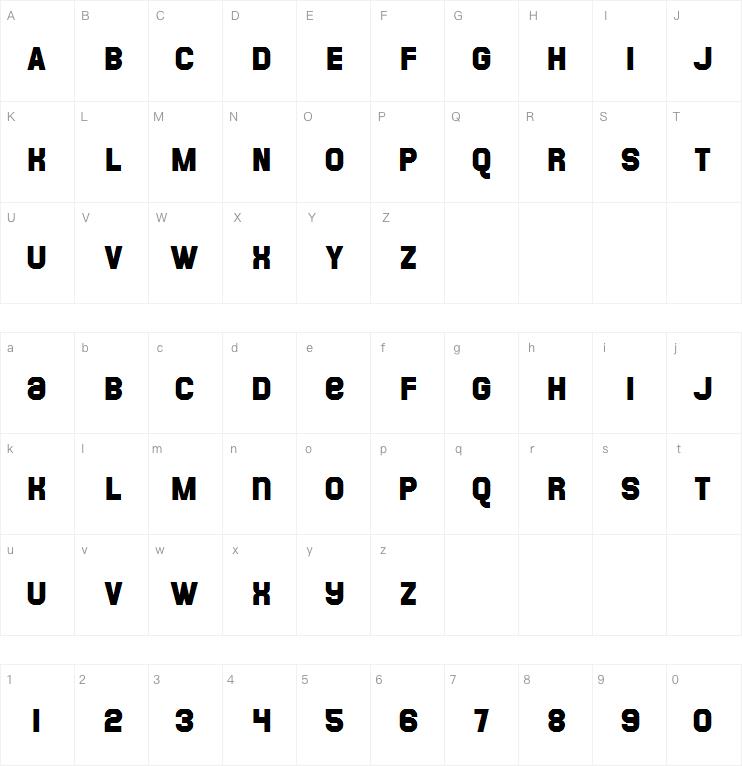 POE Unicase Condensed字体