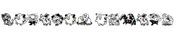 Pokemon pixels字体