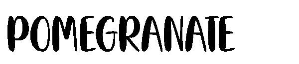 Pomegranate字体