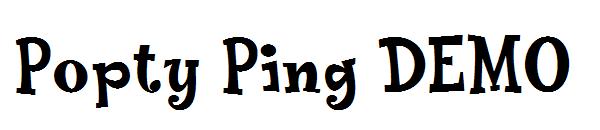 Popty Ping DEMO字体