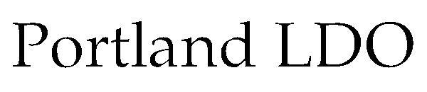 Portland LDO字体