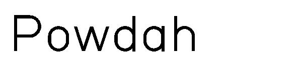 Powdah字体