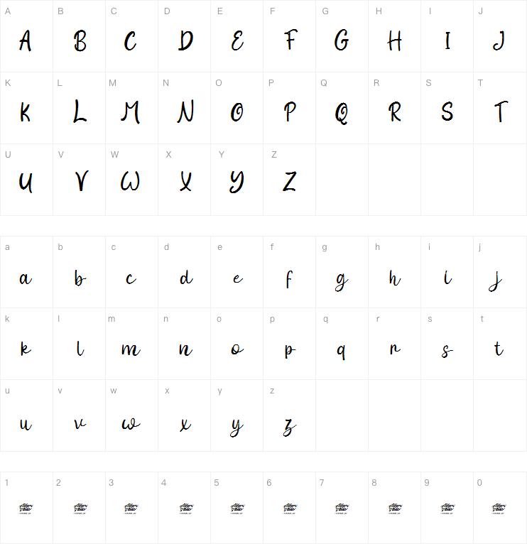 Powlina Theater字体