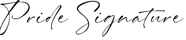 Pride Signature字体