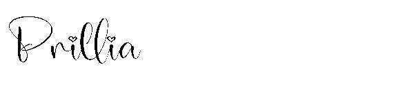 Prillia字体