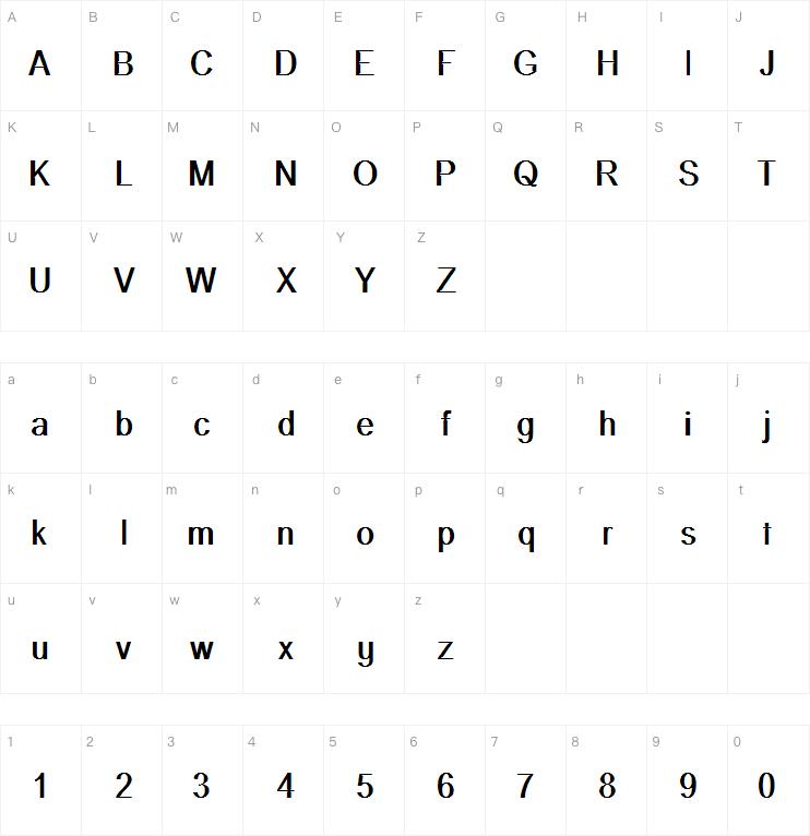 Primary Elector 字体