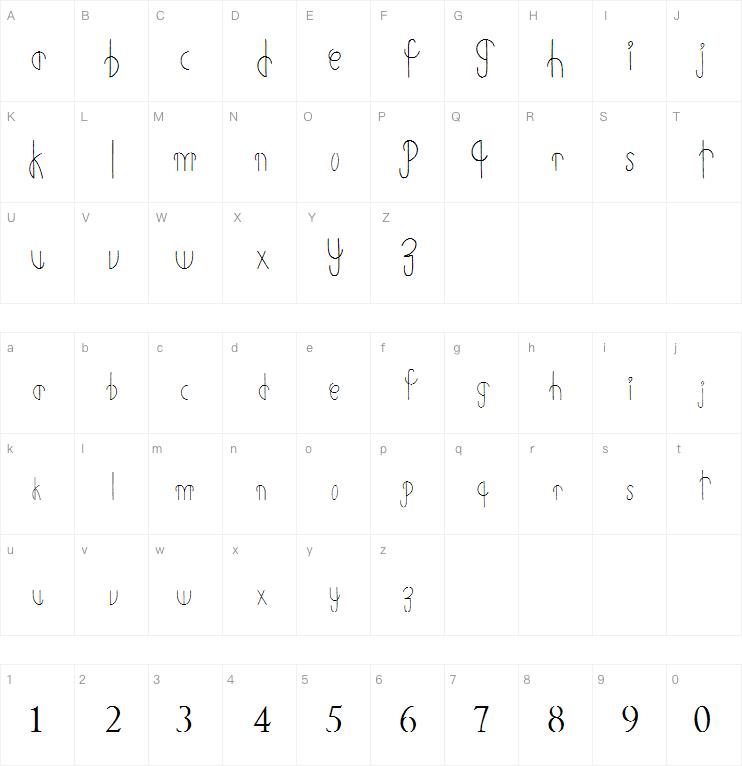Primitive Alien字体