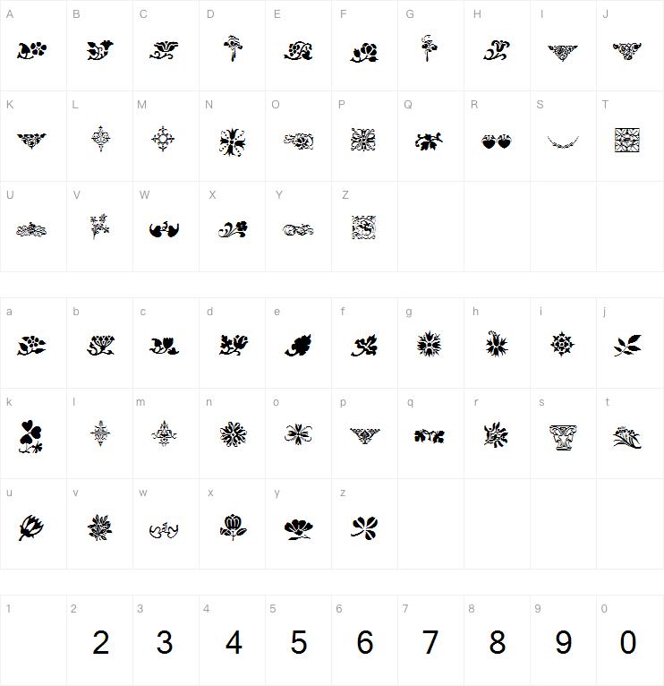 Printers Ornaments字体
