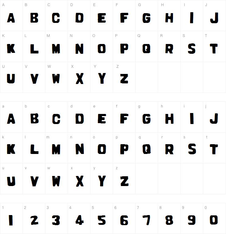 Prodotto In Cina字体