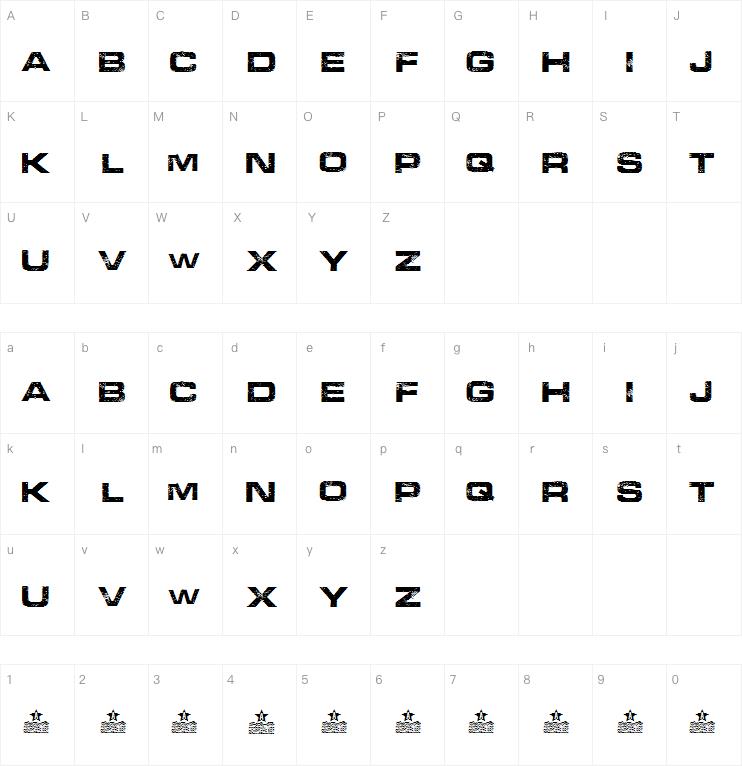 PROGRESS字体