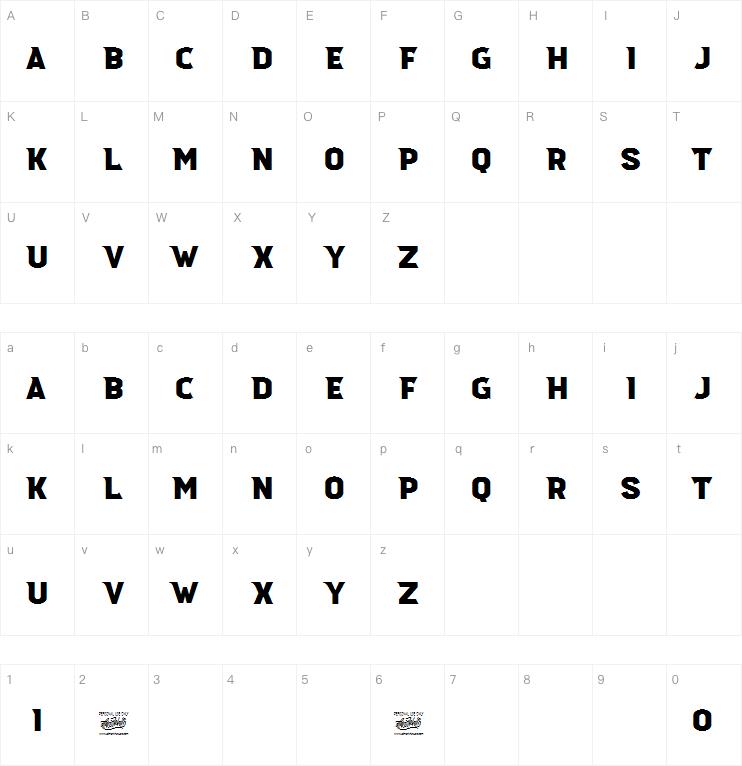 Pronave字体