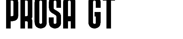 Prosa GT字体
