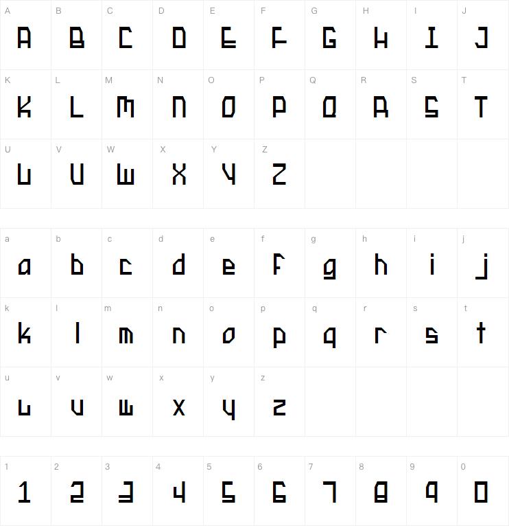 Protocol Update字体