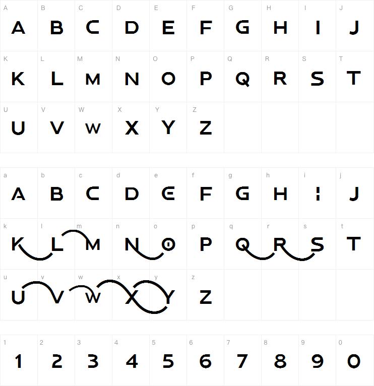 Proxemic字体