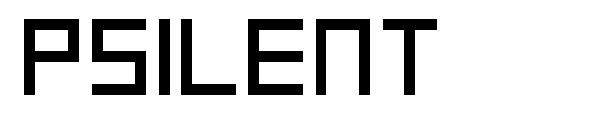 Psilent字体