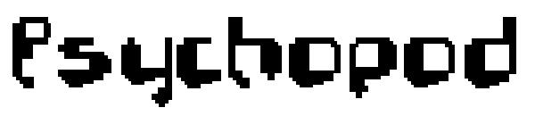 Psychopod字体