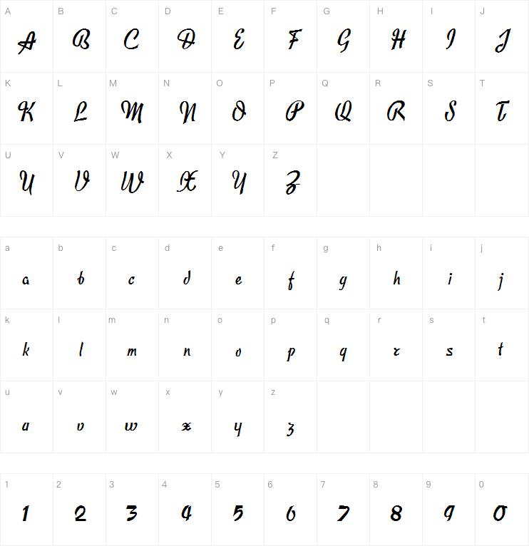Publicite字体