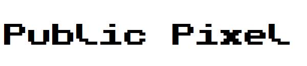 Public Pixel字体