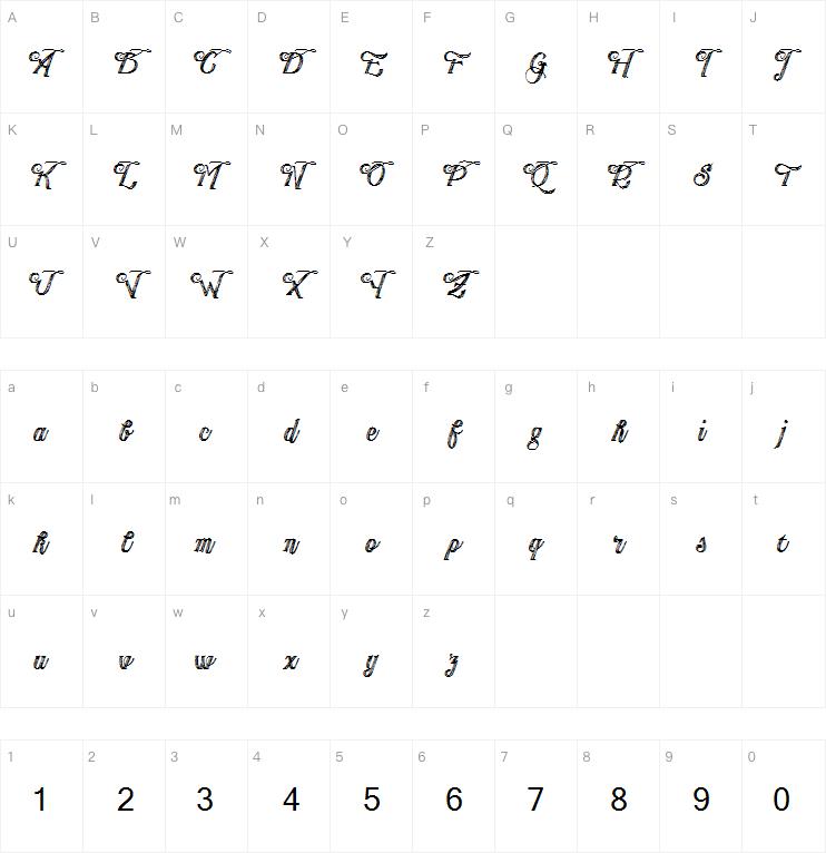 Publishing Draft Script字体