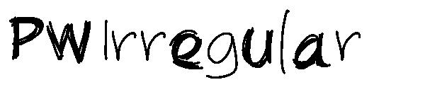 PWIrregular字体