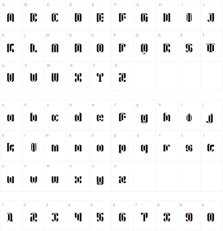 Pzydeco字体