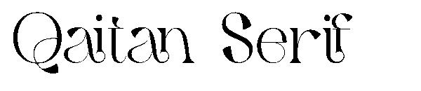 Qaitan Serif字体