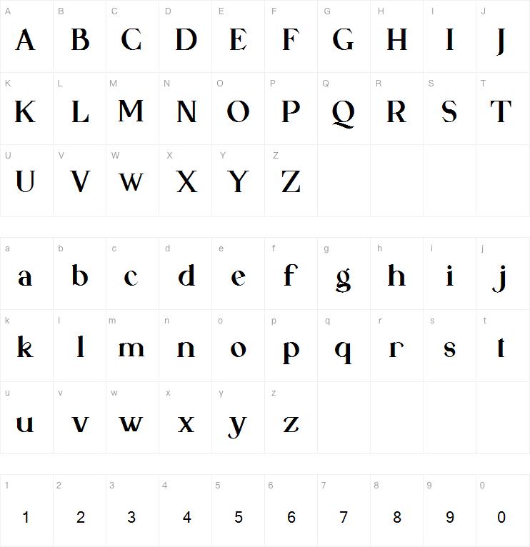 Qaligo Serif字体