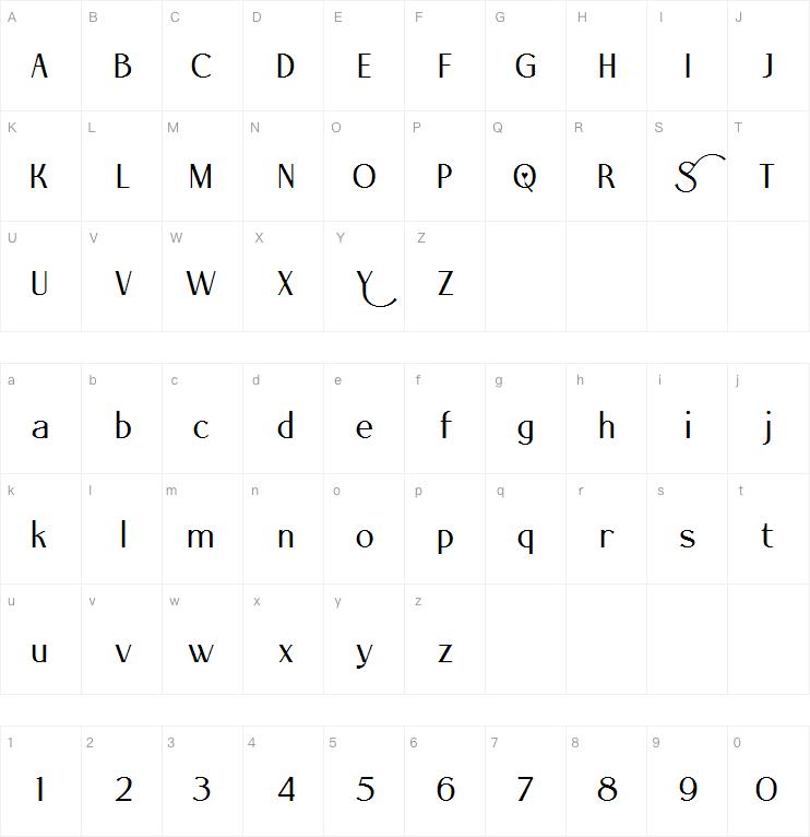 Qedysans字体
