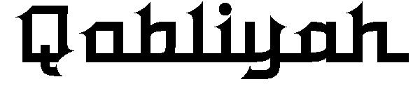 Qobliyah字体