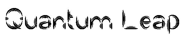 Quantum Leap字体