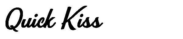 Quick Kiss字体