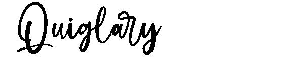 Quiglary字体
